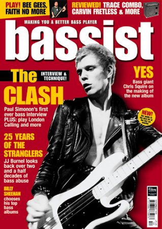 Basist Magazine Cover with Paul Simonon