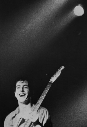 Image of Joe Strummer in concert