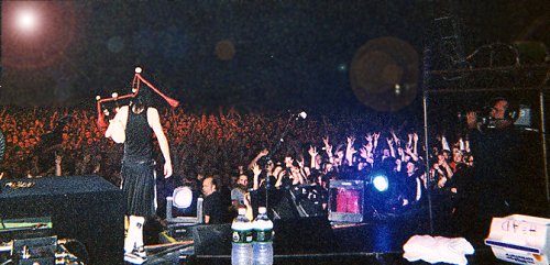 Jon with bagpipes