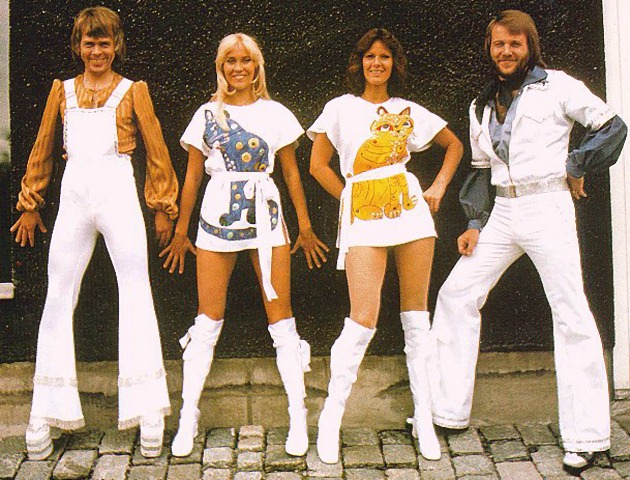 Abba's blue and yellow