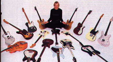eric and the guitars/basses of the band