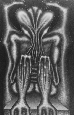 Grabado sobre roca del Gran Cthulhu