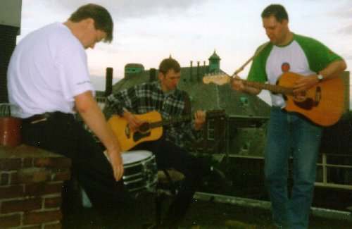 B.B.Q. feest bij Niels op DAK (juni 1997)