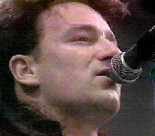 Close up of Bono
