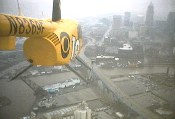 Picture of Cleveland from WOIO-TV Helicopter