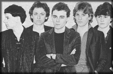 Jim Kerr, Brian McGee, Michael McNeil, Derek Forbes, Charlie Burchill, 1979