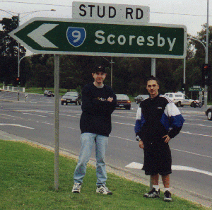 Us In Front Of A Sign