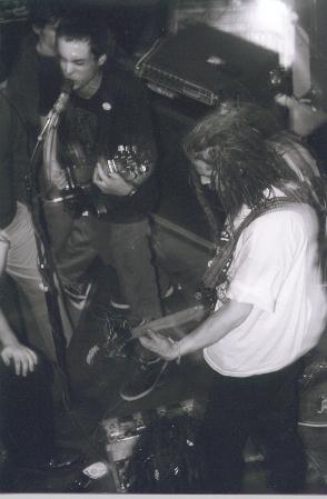 photo by pauly botch the back/top head of dreads in front of matt is me, darnk darnk