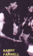 Barry Farwell rocking out on bass