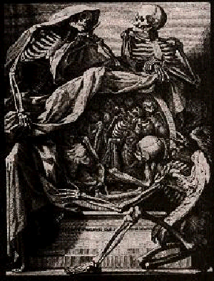 En la muerte he encontrado la respuesta/ En la muerte vuelvo a vivir/ No temáis la guadaña del Cegador/ No significa el fin... Nunca termina en realidad... (de la canción: Trascendence, de Crimson Glory)