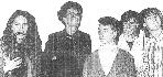 Pulp, autumn 1982.  L-R: Peter Boam, Jarvis Cocker, Wayne Furniss, David Hinkler, Simon Hinkler