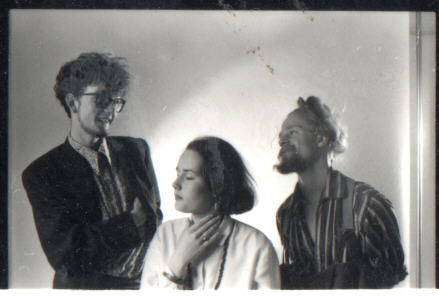 Jarvis, Saskia and Tim Allcard in an outtake from the 'Everybody's Problem' photo session