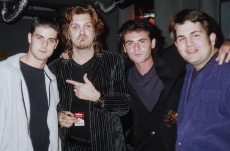 Me, Tyla, Spike & Jon at The Corporation - Sheffield just before doors open.