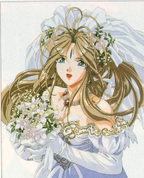 Bell-chan in a wedding gown!