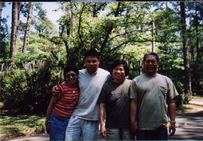 Beth, Mitch, Auntie Noemi, Uncle Renato