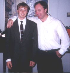 Me and Mr Dana Franklin, AKA Uncle Jesse, hamming it up