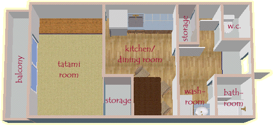 Yahata apartment: 3D model