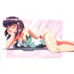 [Ayeka in her swimsuit]