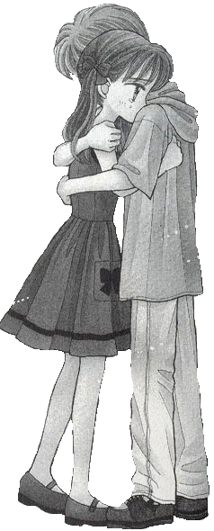 sana and Akito Hugging