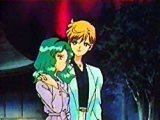Couple walking with arms around each other