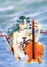 Ocean Child Mitschiru playing a cello