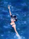 Ami the smarty in the swimming pooly