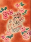 Makoto with lots of roses around her. Very pretty pic.