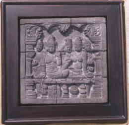 faces on burbudur's relief