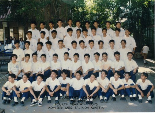 Class Picture of the 4-A Boys