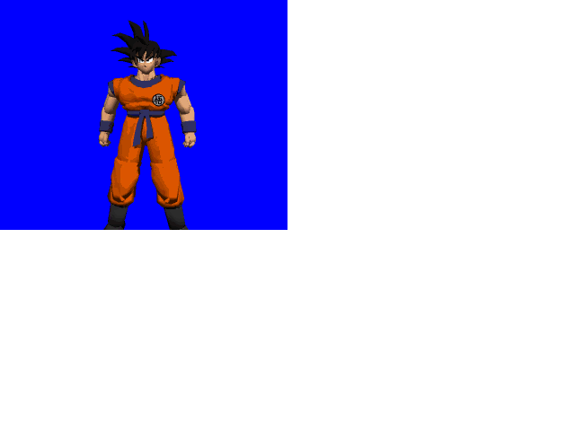 Goku tridimensional
