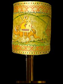 Camel Hide Lamp Shade