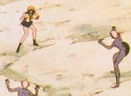 Haruka fighting.