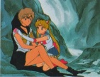 Sailor Moon taking care of Uranus