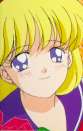 Minako with a bouquet