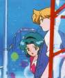 Haruka and Michiru hidding