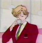 Haruka in the cafeteria