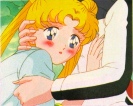 Haruka holding Usagi