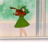 Michiru playing with a lemon