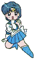 Sailor Mercury says, 'Thanks!'