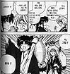 Kenshin: Kaoru-dono, you have something on your back.