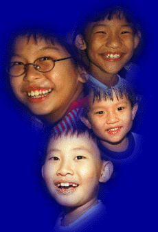 Children's faces