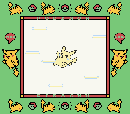 Pikachu flying through the air! 