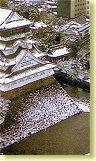 Kokura Castle under a rare blanket of snow