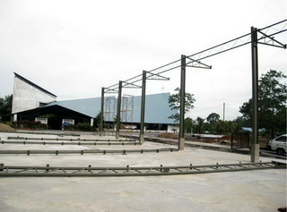 St Teresa Church is in the background