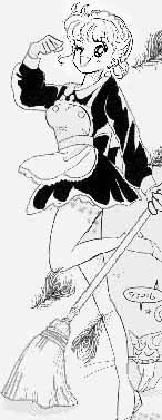 Minako como mucama