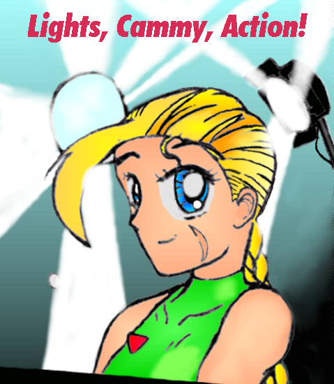 cammy on a movie set