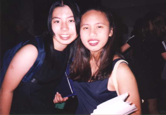 Me 'n my friend Midori, Her Graduation '98