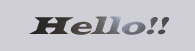 Hello! logo