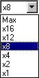 Change speed to 8x