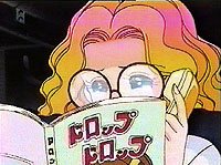 Mimette reading manga